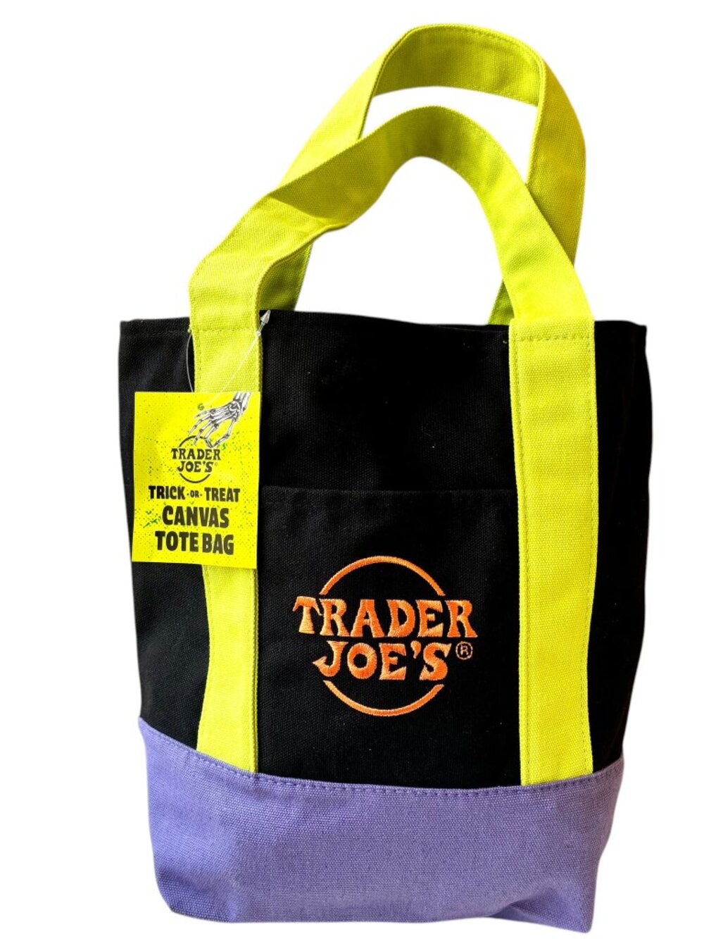 Trader Joe’s Trick Or Treat Mini Tote Bag 2025 limited Halloween 🎃 - Picture 2 of 10